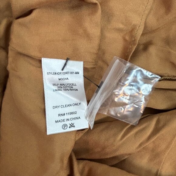 Mila Mae‎ Dolman Sleeve A-Line V-Neck Maxi Dress in Mocha Brown Size XL NWOT - Picture 6 of 6